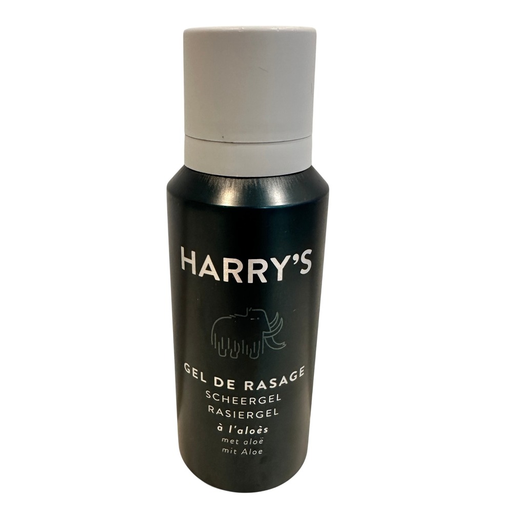 Harrys Shave Gel with Aloe Soothing Shaving Foam Dark Blue Can‎ 200ml 6.7oz